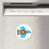 Indianer native american Vogel bird マグネット (インサイチュ (食洗機))