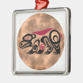 Indianer Schild Native American shield メタルオーナメント (左)