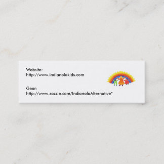 Indianolaの代わりカード スキニー名刺