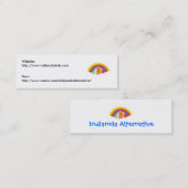 Indianolaの代わりカード スキニー名刺 (正面/裏面)