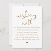 INDIE ボヘミアン・バーントオレンジのウィッシングウェルサイン 招待状 (正面)