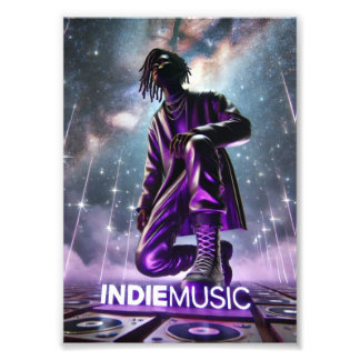 indieMusic紫–1 フォトプリント
