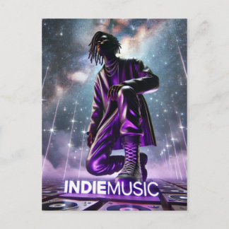 indieMusic紫–1 ポストカード