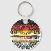 Indien Indisch Deutsch Deutschland Baum Wurzel キーホルダー (裏面)