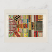 Indigenous patterns in textiles postcard ポストカード (正面)