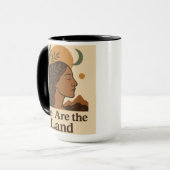 Indigenous Peoples’ Day Mug | Boho Earthy Coffee G マグカップ (正面左)