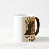 Indigenous Peoples’ Day Mug | Boho Earthy Coffee G モーフィングマグカップ (正面右)