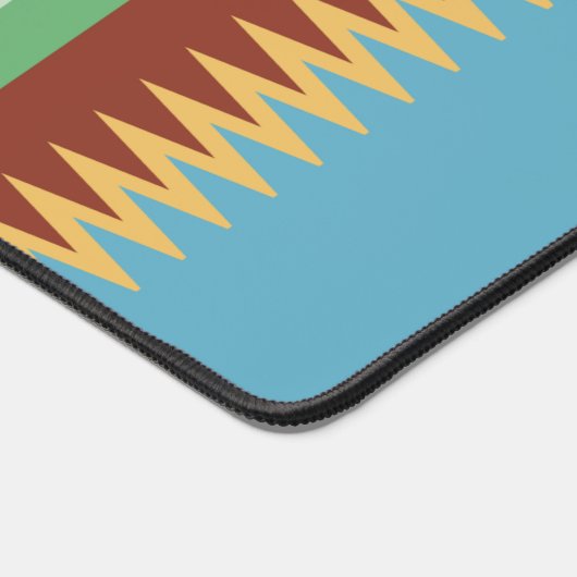 Indigenous Print 5 Desk Mat デスクマット (コーナー)