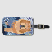 INDIGOなめらかなチャウ荷物タグ ラゲッジタグ (正面横)