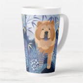 INDIGOなめらかなチョウラテマグカップ カフェラテマグ (右アングル)