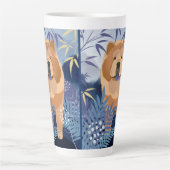 INDIGOなめらかなチョウラテマグカップ カフェラテマグ (正面)