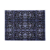 Indigoスクロールワークパターン