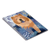 INDIGOスムーズなチョウのノートブック ノートブック (右側)