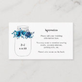 IndigoフローラメイソンのJAR情報カード エンクロージャーカード (正面)