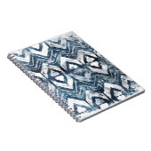 Indigo抽出 – 幾何学模様 ノートブック (右側)