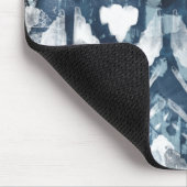 Indigo抽出 – 幾何学模様 マウスパッド (コーナー)