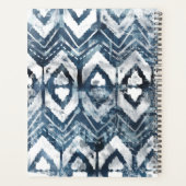 Indigo抽出 – 幾何学 プランナー手帳 (裏面)