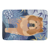 INDIGO滑らかなチョウクレートパッド バスマット (正面)