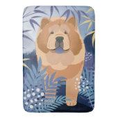 INDIGO滑らかなチョウクレートパッド バスマット (正面縦)