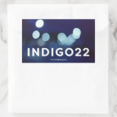 indigo22 長方形シール (バッグ)