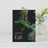 Indigo 2お祝いライフ葬儀のお知らせ 招待状 (スタンド正面)