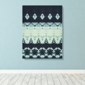 Indigo Beauty Shibori Canvas Print キャンバスプリント (インサイチュ (ウッドフロア))