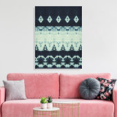 Indigo Beauty Shibori Canvas Print キャンバスプリント (インサイチュ (リビング))