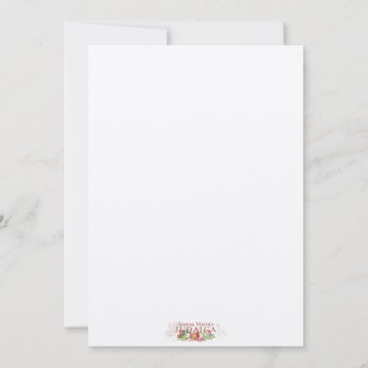 Indigo-Blue Dreidl for Hanukkah with Letter Hey (裏面)