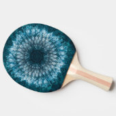 Indigo Blue Mandala 卓球ラケット (横)