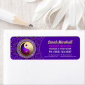 Indigo Blue Purple Gold Angelic Energy Healing  ラベル (インサイチュ)