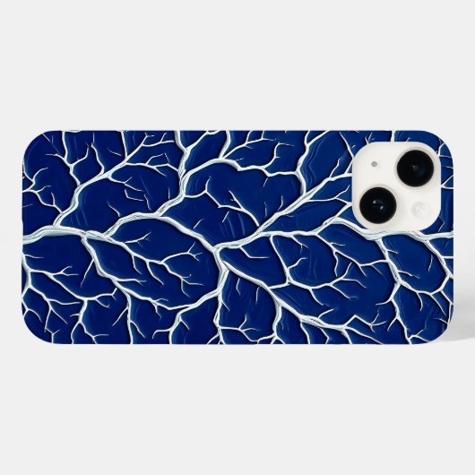 Indigo Branch Pattern iPhone Case Style Case-Mate iPhoneケース (裏面 (横))
