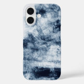 Indigo Brushstroke Chaos Case-Mate iPhoneケース (裏面)