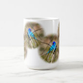 Indigo Bunting Songbird Classic Mug コーヒーマグカップ (中央)