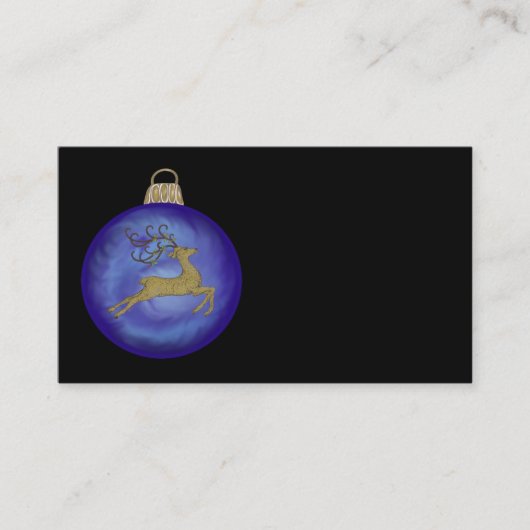 INDIGO CHRISTMAS BUBBLE 名刺 (正面)