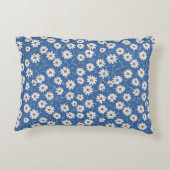 Indigo Dream Daisies アクセントクッション (裏面)