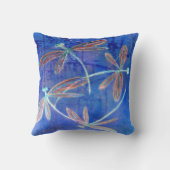 Indigo Haze Dragonfly Flit クッション (裏面)