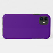 Indigo hex code 4B0082 Case-Mate iPhoneケース (裏面(横))