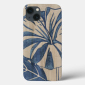 Indigo Hibiscus Case-Mate iPhoneケース (裏面)