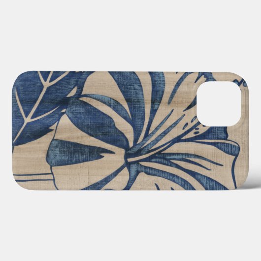 Indigo Hibiscus Case-Mate iPhoneケース (裏面 (横))