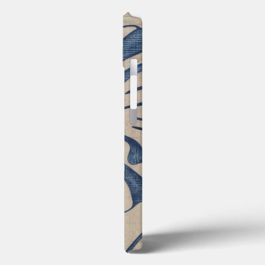 Indigo Hibiscus Case-Mate iPhoneケース (裏面 / 左)
