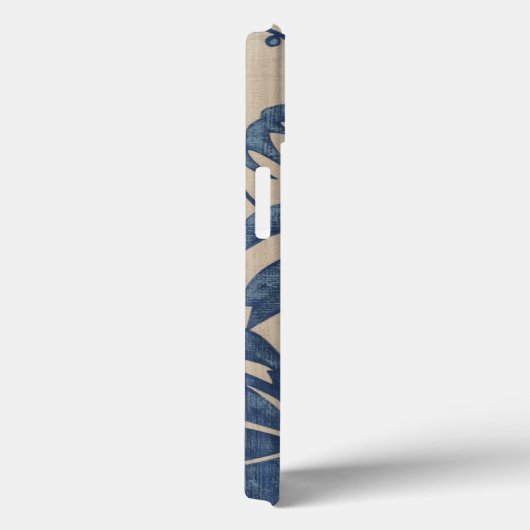 Indigo Hibiscus Case-Mate iPhoneケース (裏面 / 右)