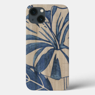 Indigo Hibiscus iPhone 13ケース
