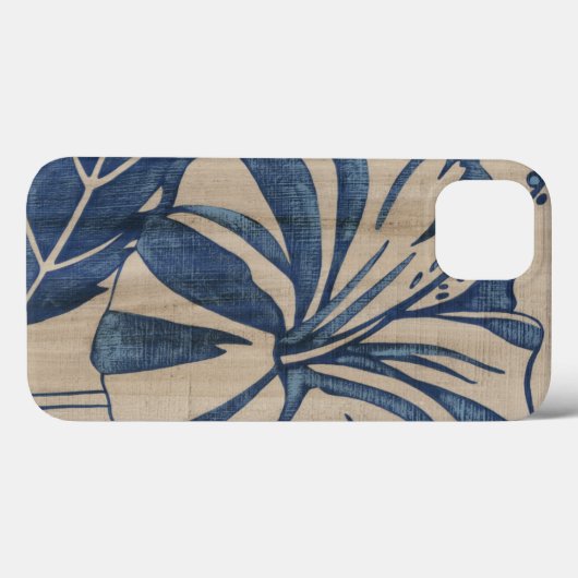 Indigo Hibiscus Case-Mate iPhoneケース (裏面 (横))