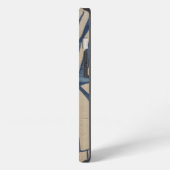 Indigo Hibiscus iPhoneケース (左側面)