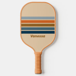 Indigo Horizon Across Striping with Name ピックルボールラケット