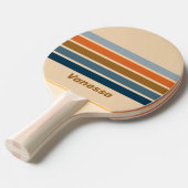 Indigo Horizon Across Striping with Name 卓球ラケット (正面アングル)