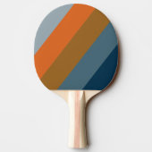 Indigo Horizon Bold Stripes 卓球ラケット (裏面)
