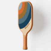 Indigo Horizon Circle Stripe with Name ピックルボールラケット (左)
