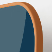 Indigo Horizon Circle Stripe with Name ピックルボールラケット (左詳細)