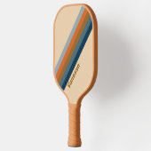 Indigo Horizon Stripes with Name ピックルボールラケット (左)